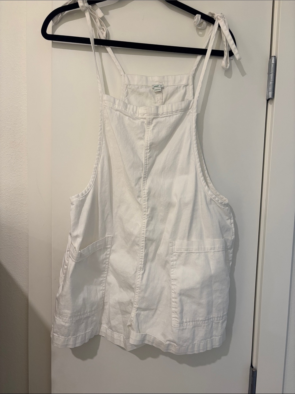 Aerie White Romper Tie Strap Women’s Small